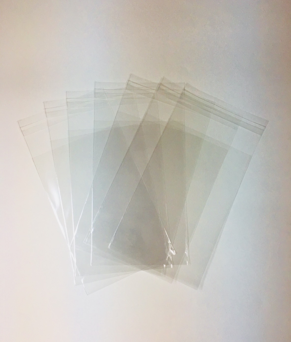 Clear-Gold Flat Pouch Plastic Zip Lock Packaging Bag 
